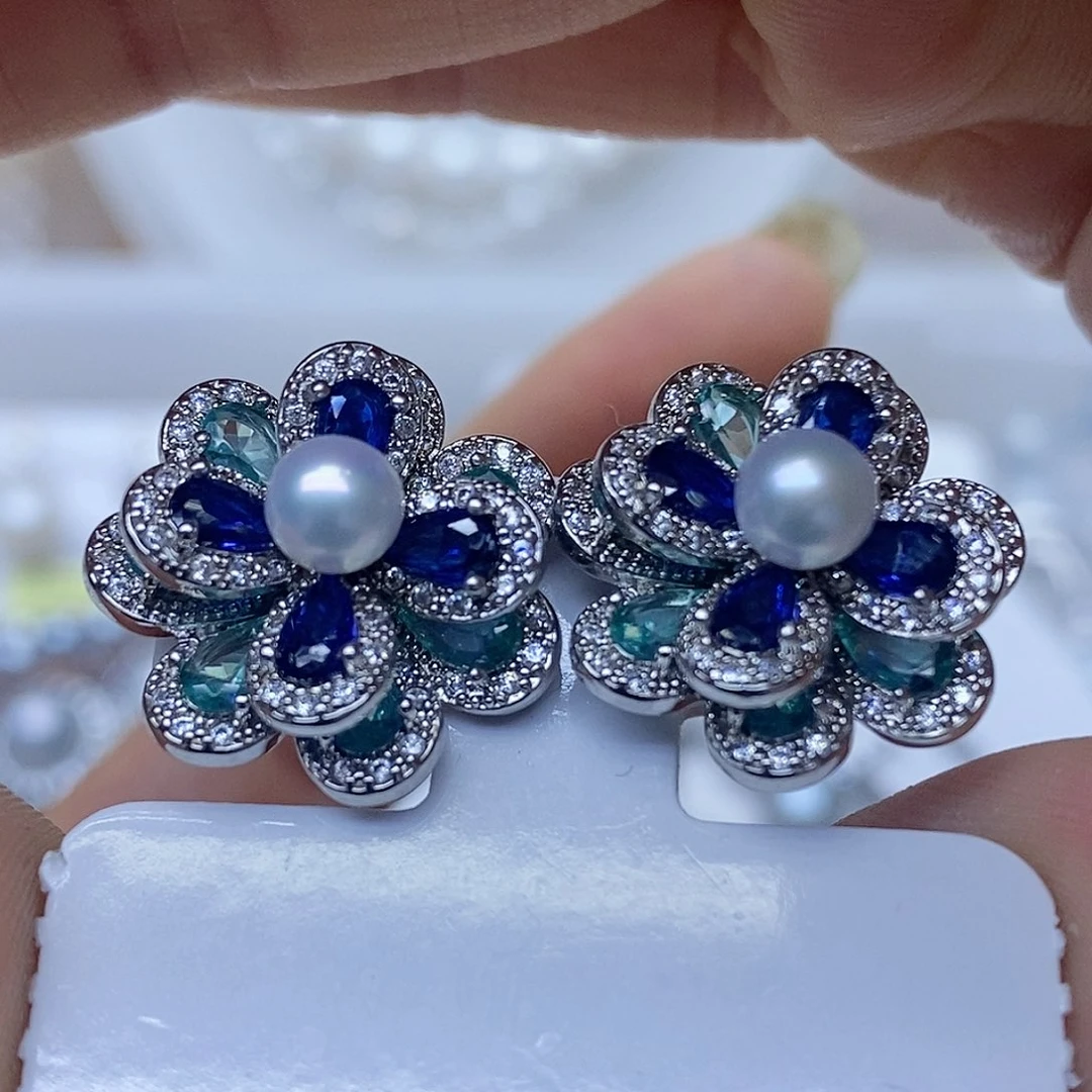 淡水珍珠耳钉未镶嵌