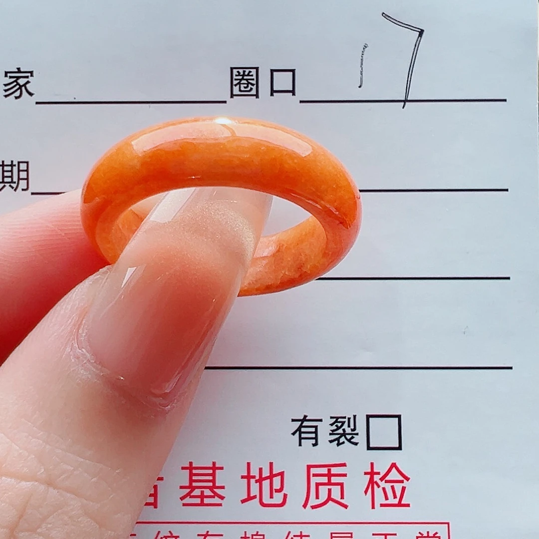 未镶嵌戒指翡翠戒圈