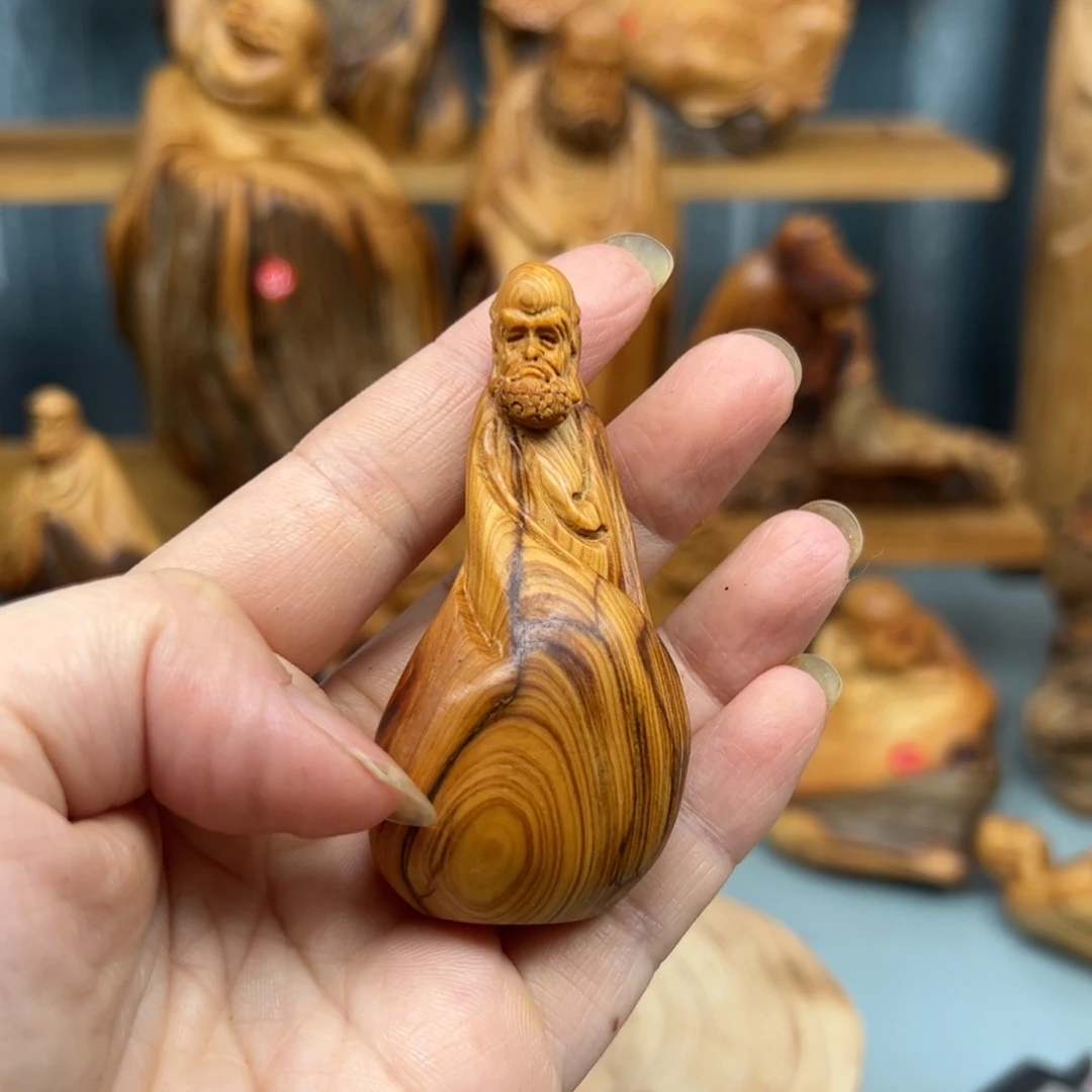 柏木崖柏木摆件手把件9