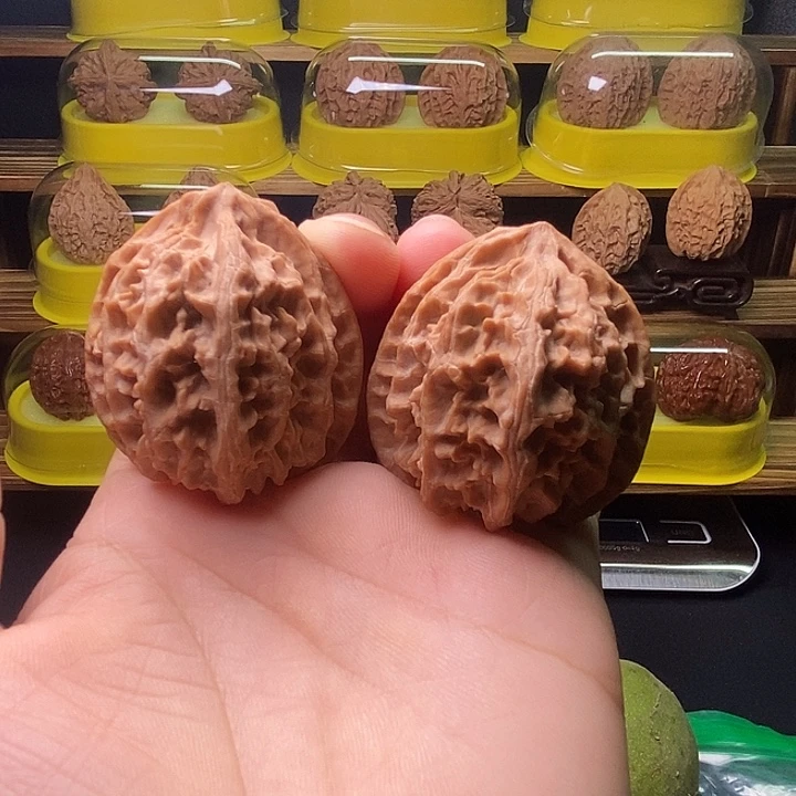 龙脊菩提把件全品无修文玩核桃