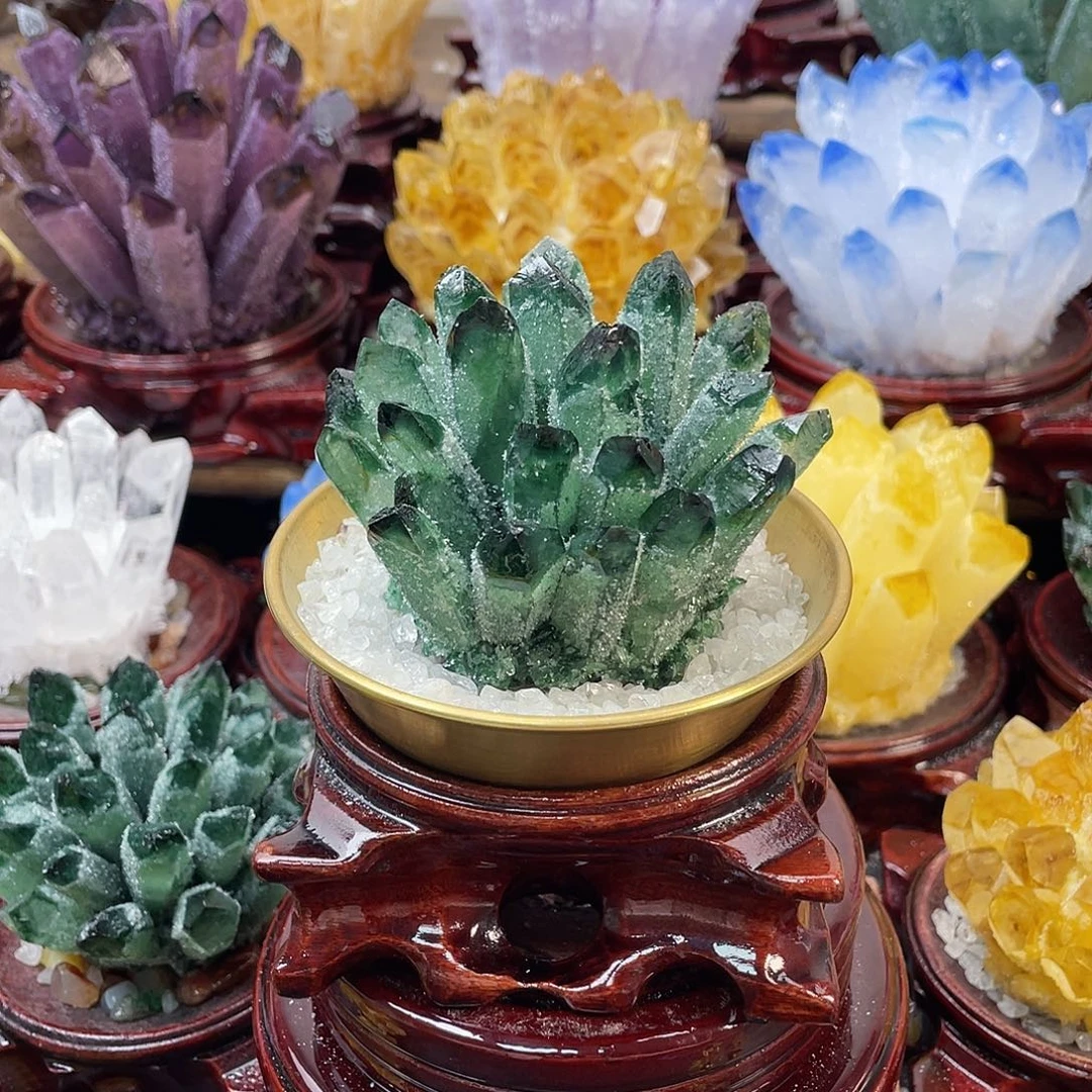 柳***明石材天然绿水晶70