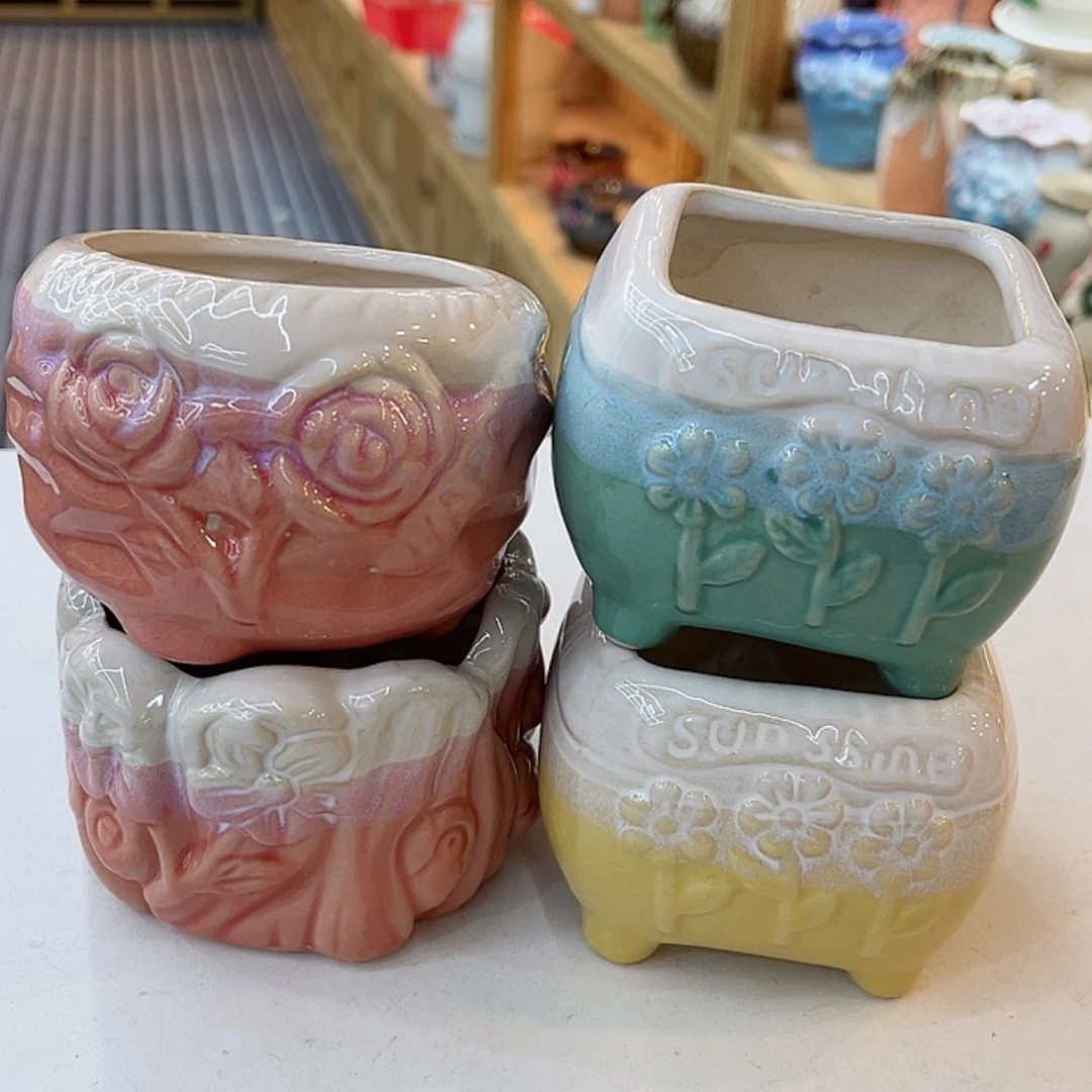 【闪购商品】陶瓷花盆