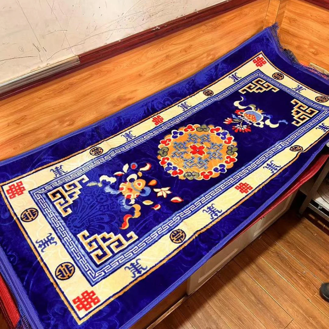 【全国包邮】藏蒙式民族风防滑地毯法兰绒厚沙发客厅卧室阳台榻榻米