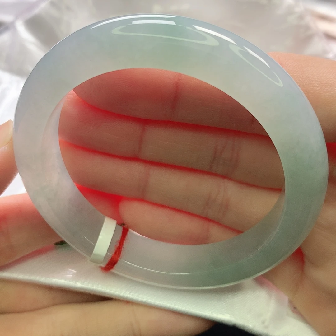 翡翠未镶嵌手镯缅甸5253