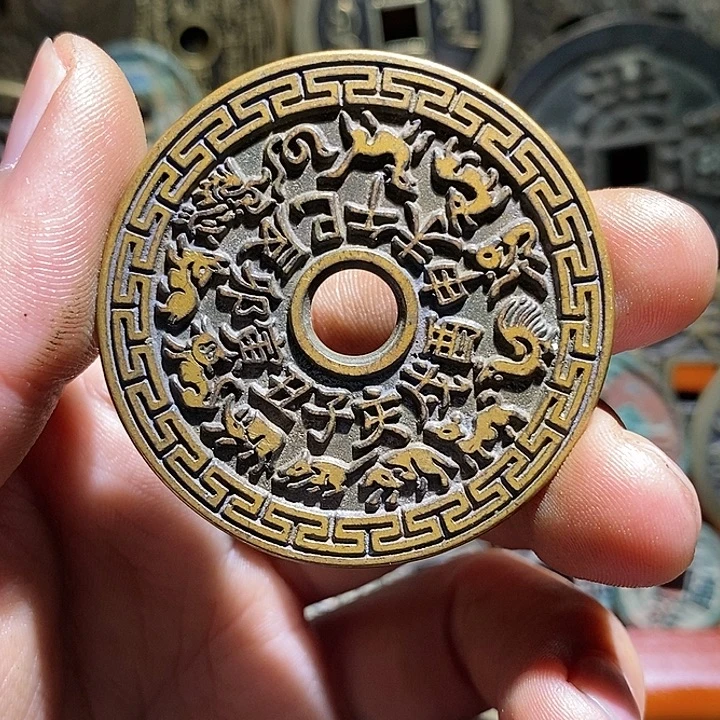 铜现代花钱工艺品工艺品