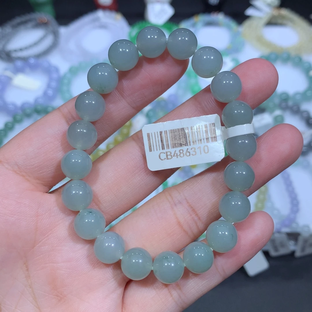 翡翠未镶嵌手串天然