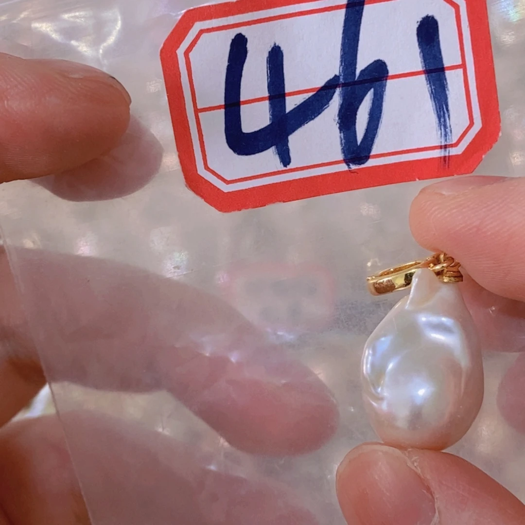 颈饰银S925镶嵌淡水珍珠