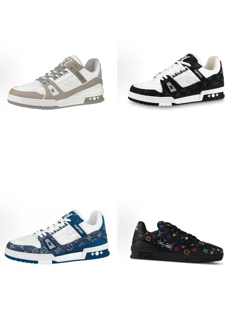 99新 LouisVuitton/路易威登 LV trainer板鞋  35.5 36 37 38