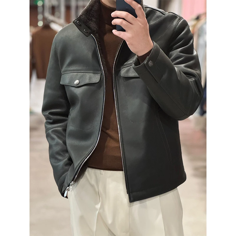 （风尚）145000爱玛西班牙Lacon拉贡superhighend羊羔皮毛一体皮衣