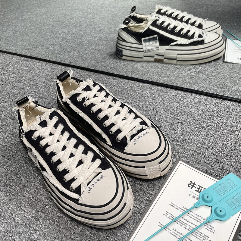 官网正品吴建豪同款乞丐鞋厚底增高帆布鞋2025新款莆田休闲男女潮