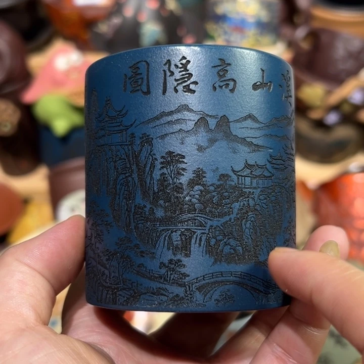 紫砂茶杯宜兴紫砂主人杯