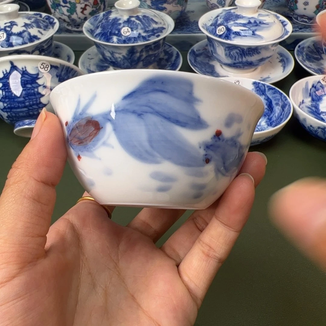 木木景德镇纯手工纯手绘茶具88