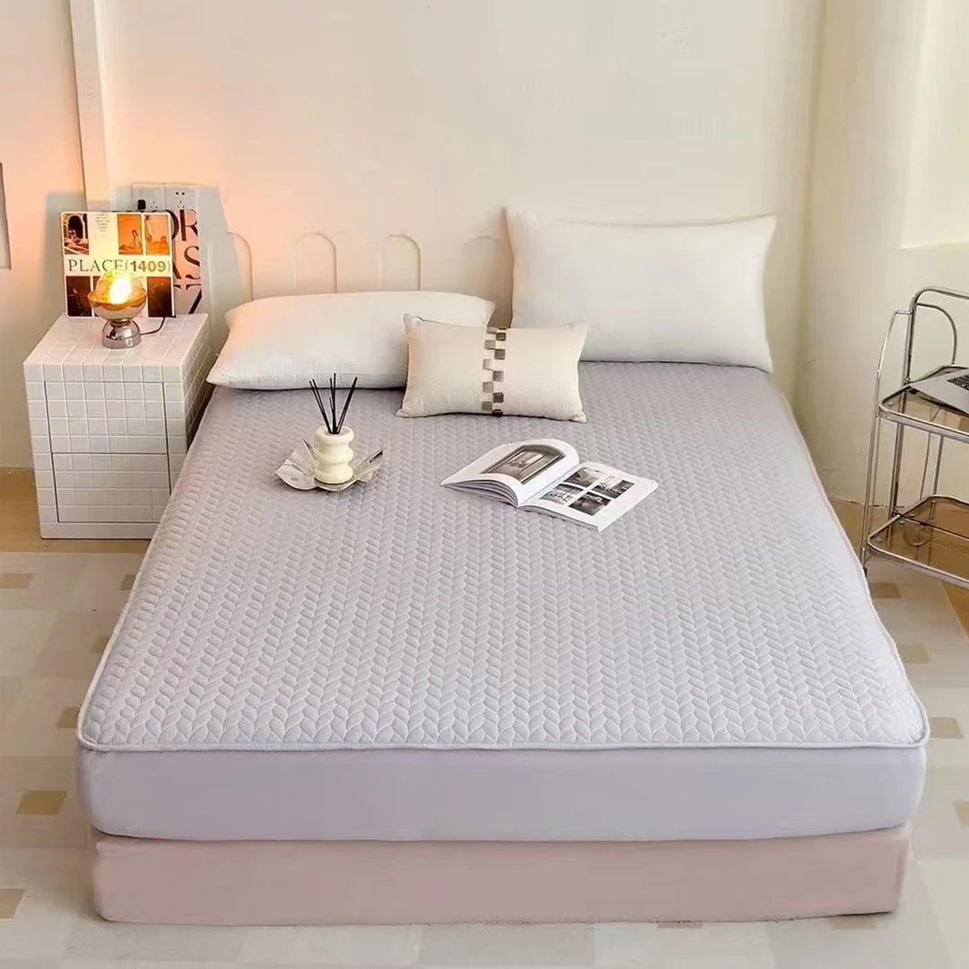 120*200cm床笠舒适亲肤纯色现代简约风北欧风单人床品床笠P-N97