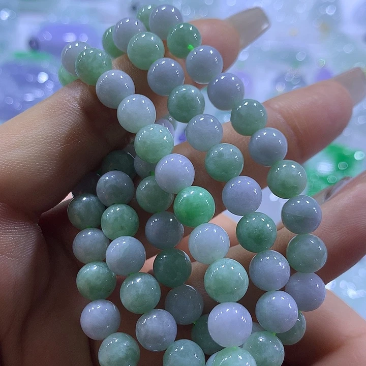 翡翠未镶嵌颈饰天然翡翠A货手串多样性发货发其一
