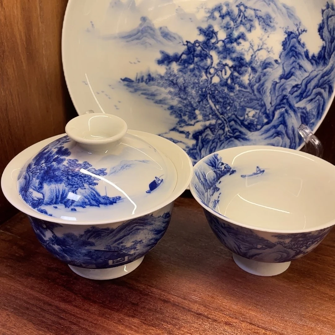 S***n盖碗组合粉丝福利带茶席