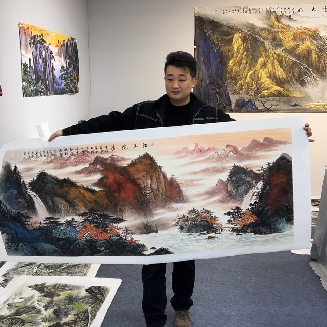 国画国画作品宣纸纯手绘
