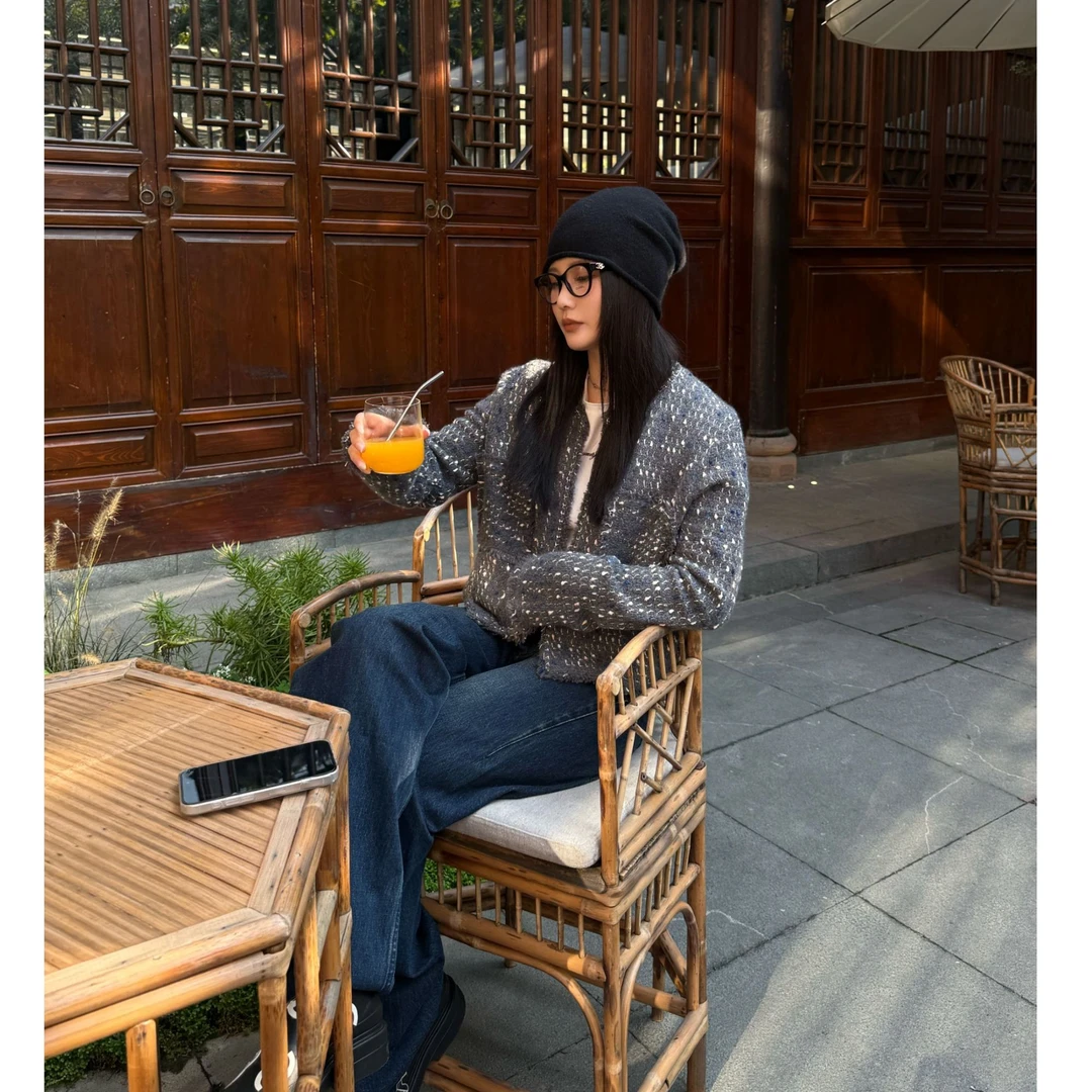 BEAUTY VENA【星辰】羊绒针织小香风套装4WCKF001