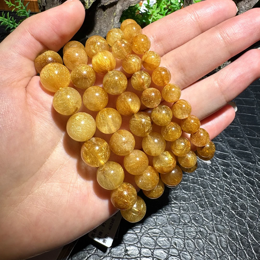 钛晶花单圈水晶手链-LHDTJH12-尺寸可选-(多样性发其一)