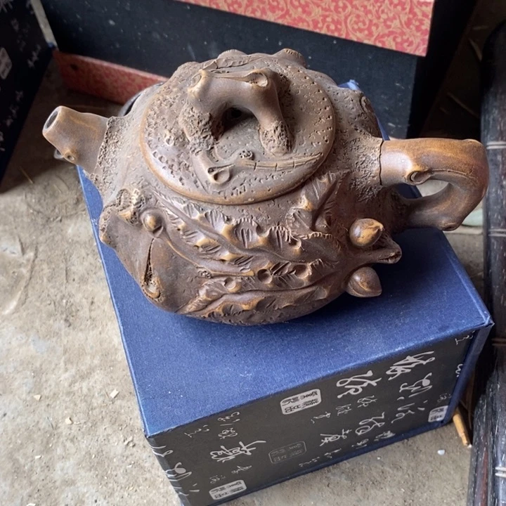 紫砂茶叶罐记*瓷器工艺品