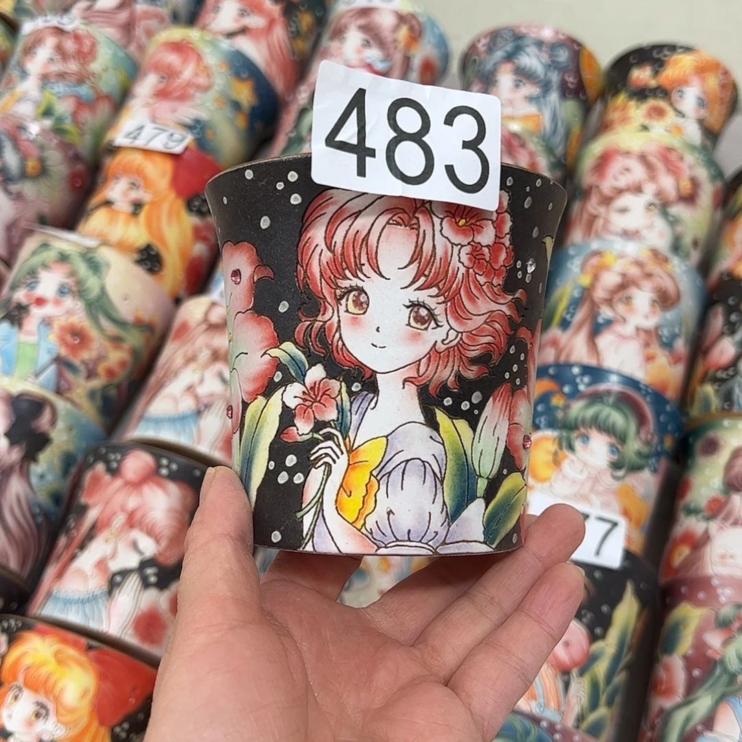 鸿***颜景德镇炫彩手绘口10高10