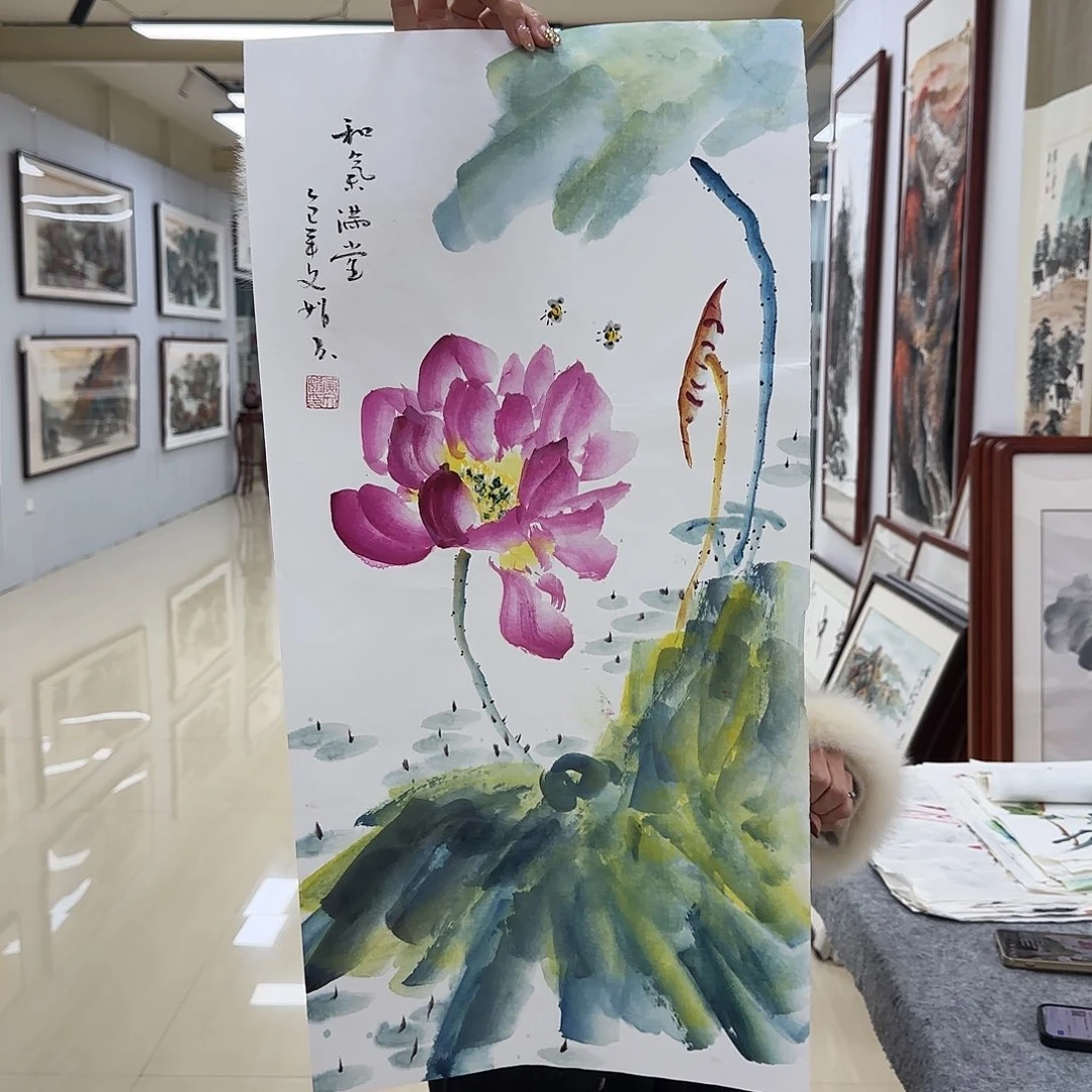 国画国画作品展。国画作品