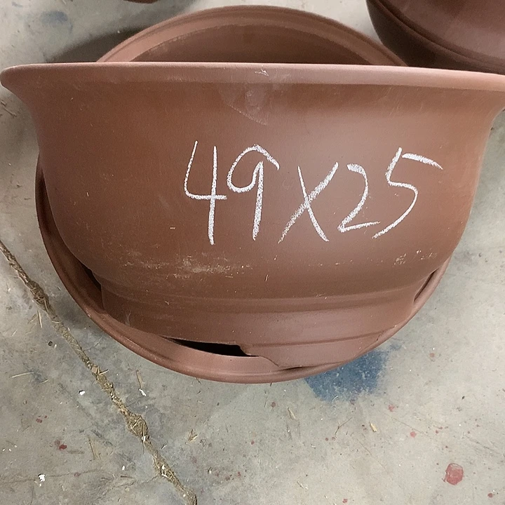 紫砂花盆紫砂处理清货4个