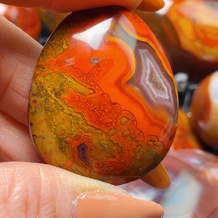 玛瑙/玉髓战国红玛瑙挂件未镶嵌天*