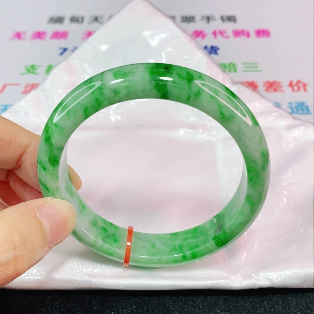 未镶嵌手镯翡翠58.7圈口正圈