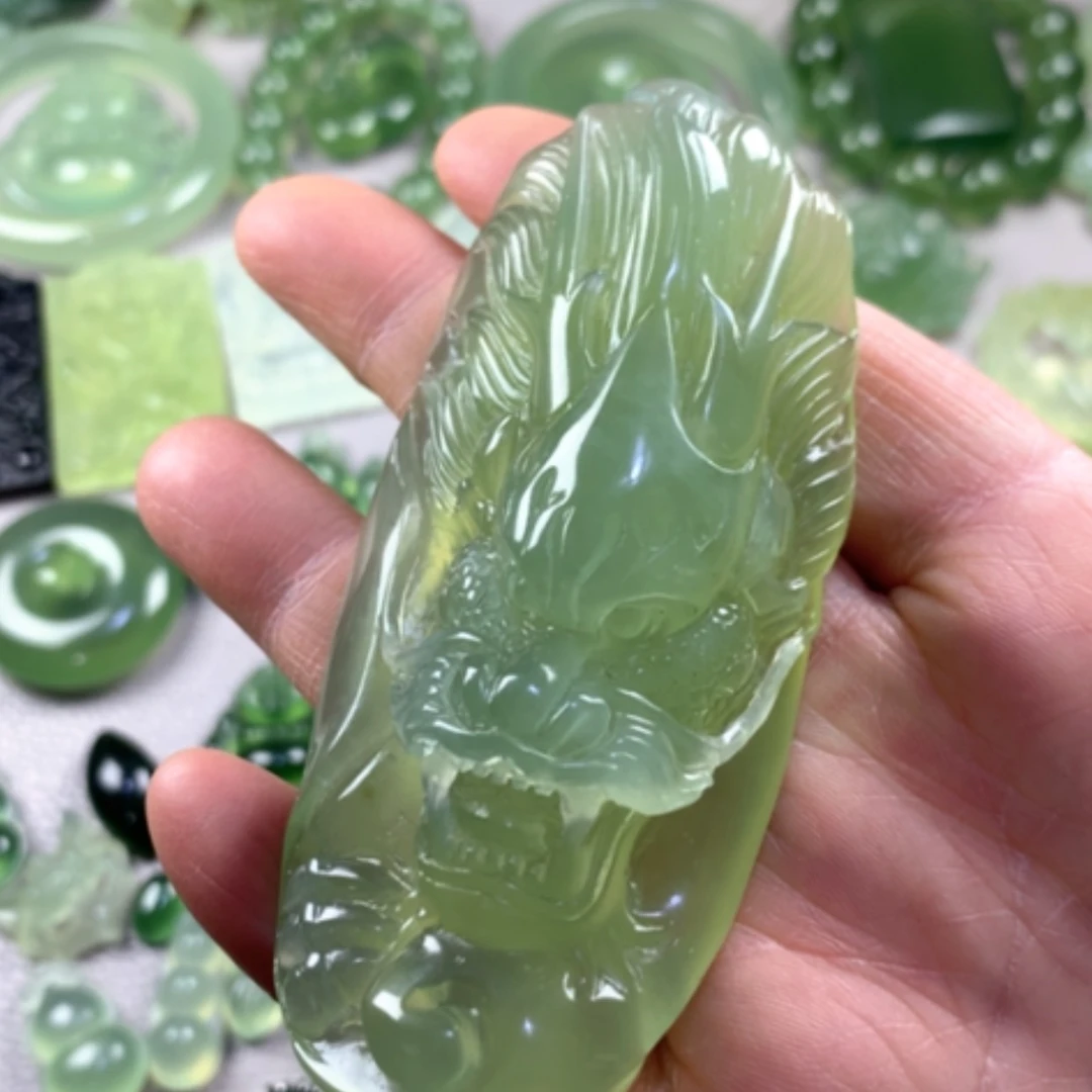 【闪购商品】蛇纹石玉岫玉未镶嵌