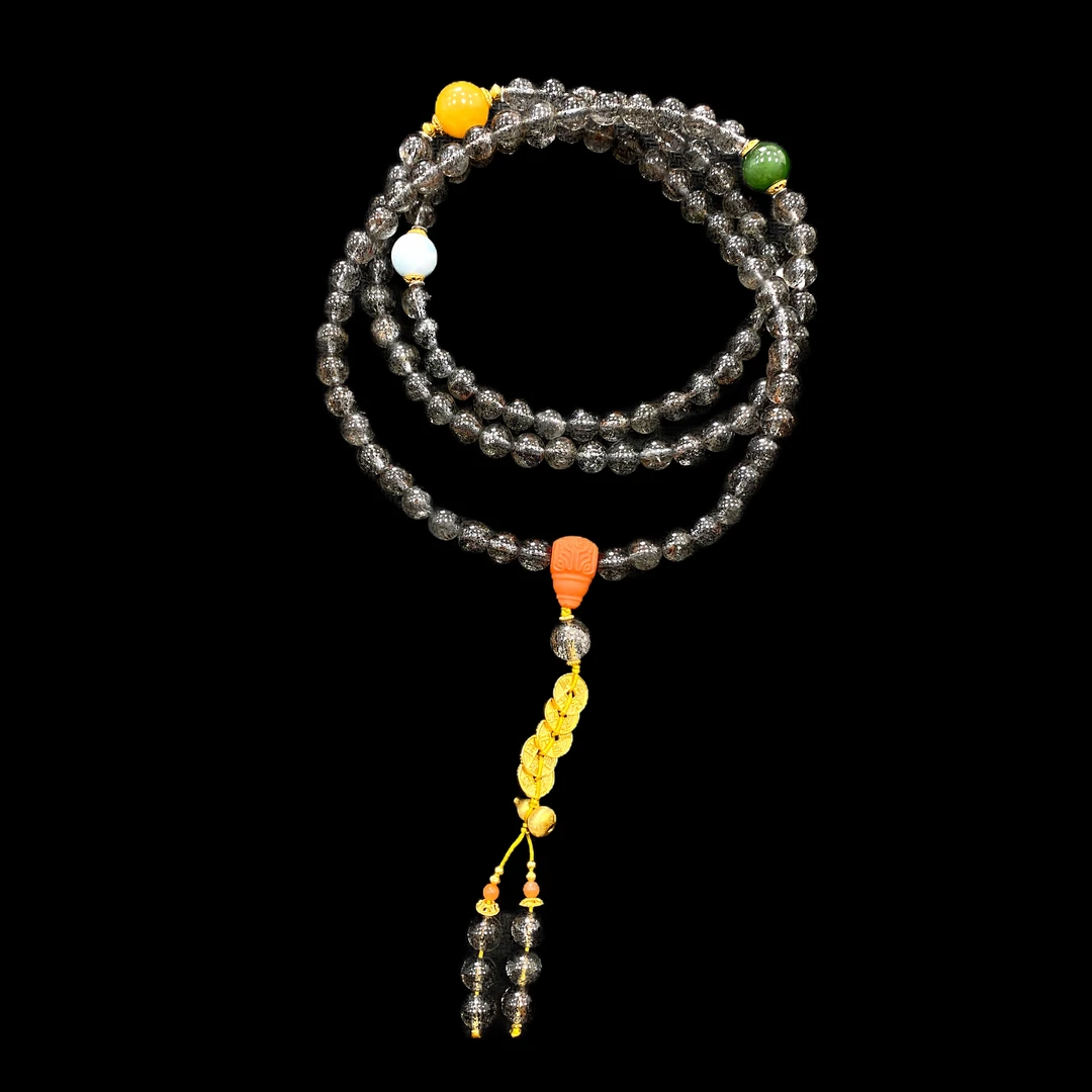 2099-发晶手串孤品