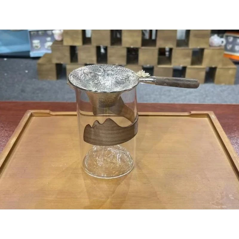 ZH658御创-观山公道杯+镀银茶漏008