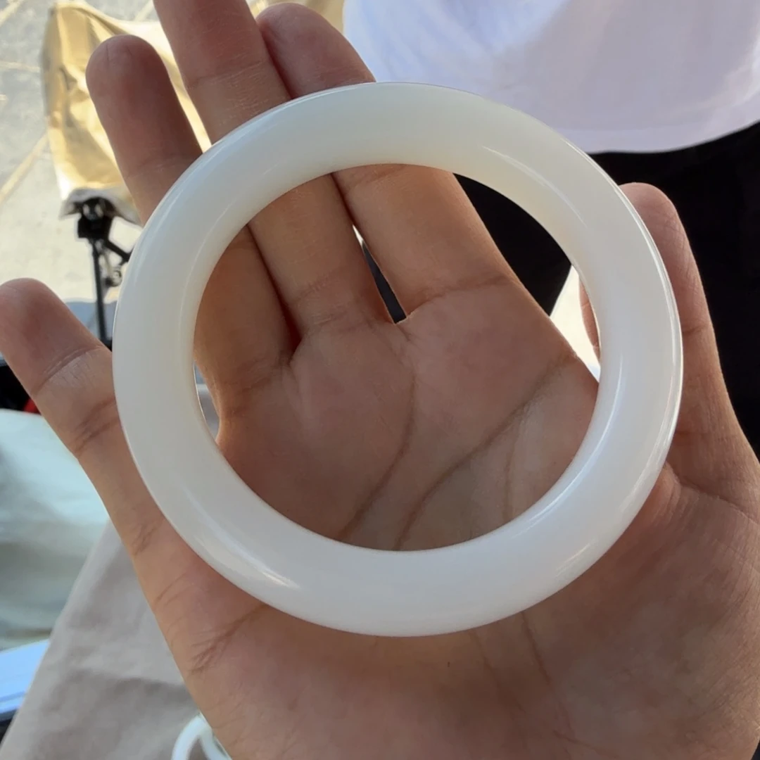 和田玉未镶嵌颈饰俄料白玉手镯姜帅多样性拍一发一