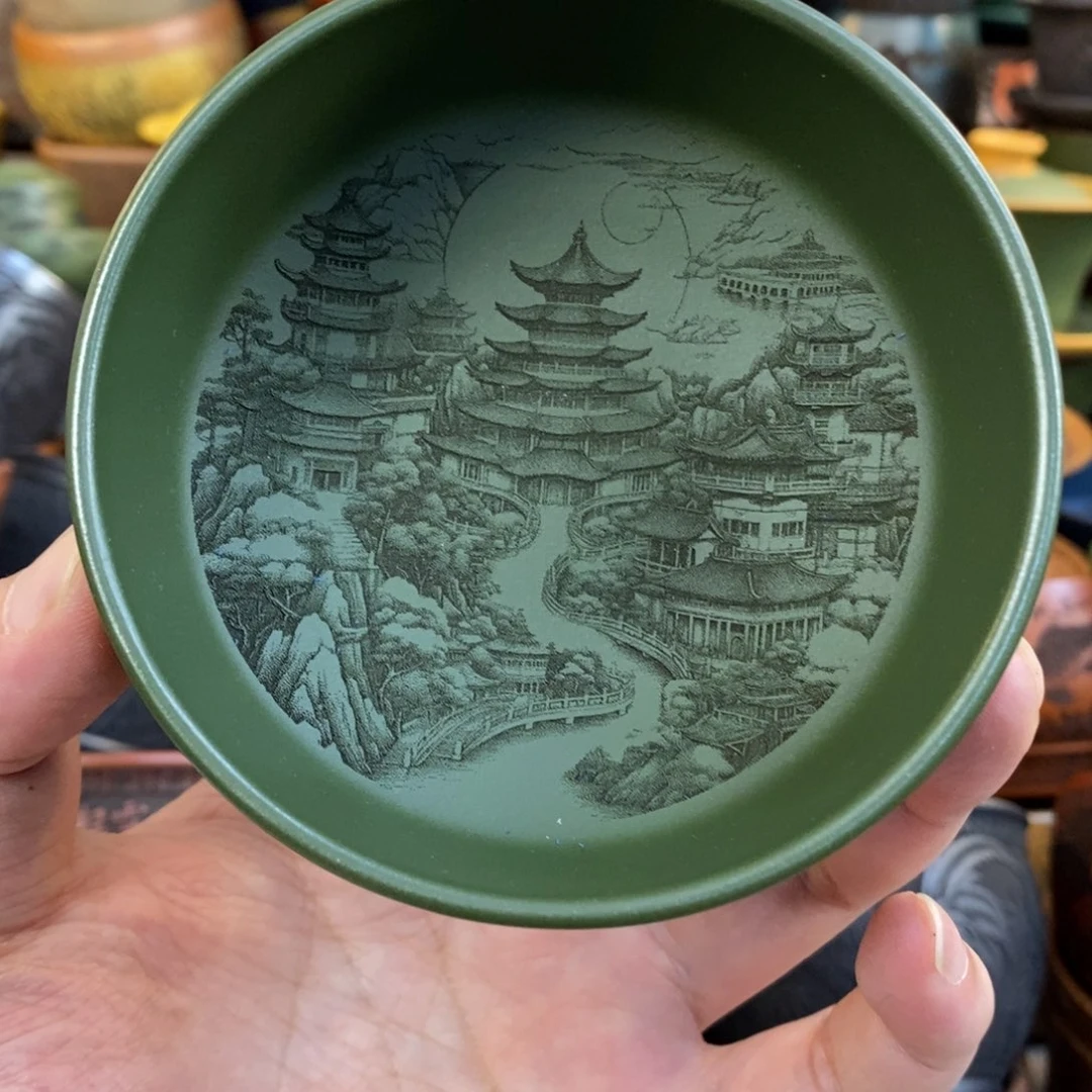 紫砂公道杯宜兴全手工紫砂杯