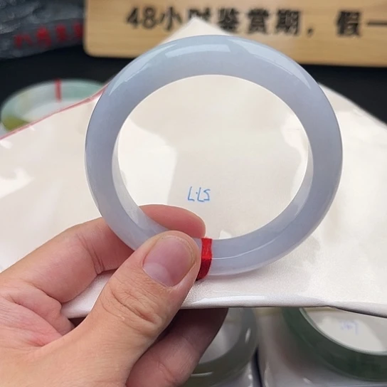 未镶嵌手镯翡翠手镯-13