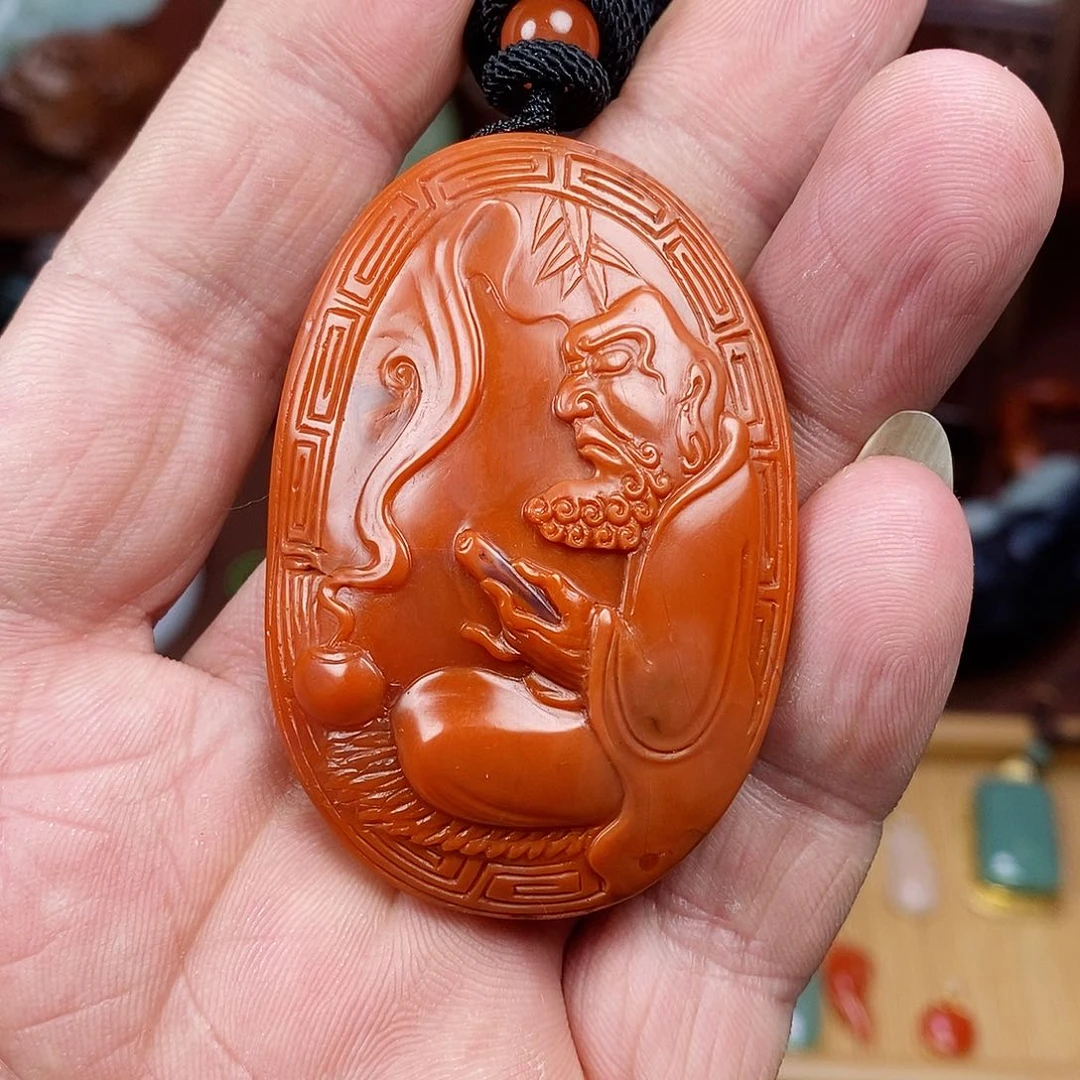 南红玛瑙颈饰未镶嵌手**沙