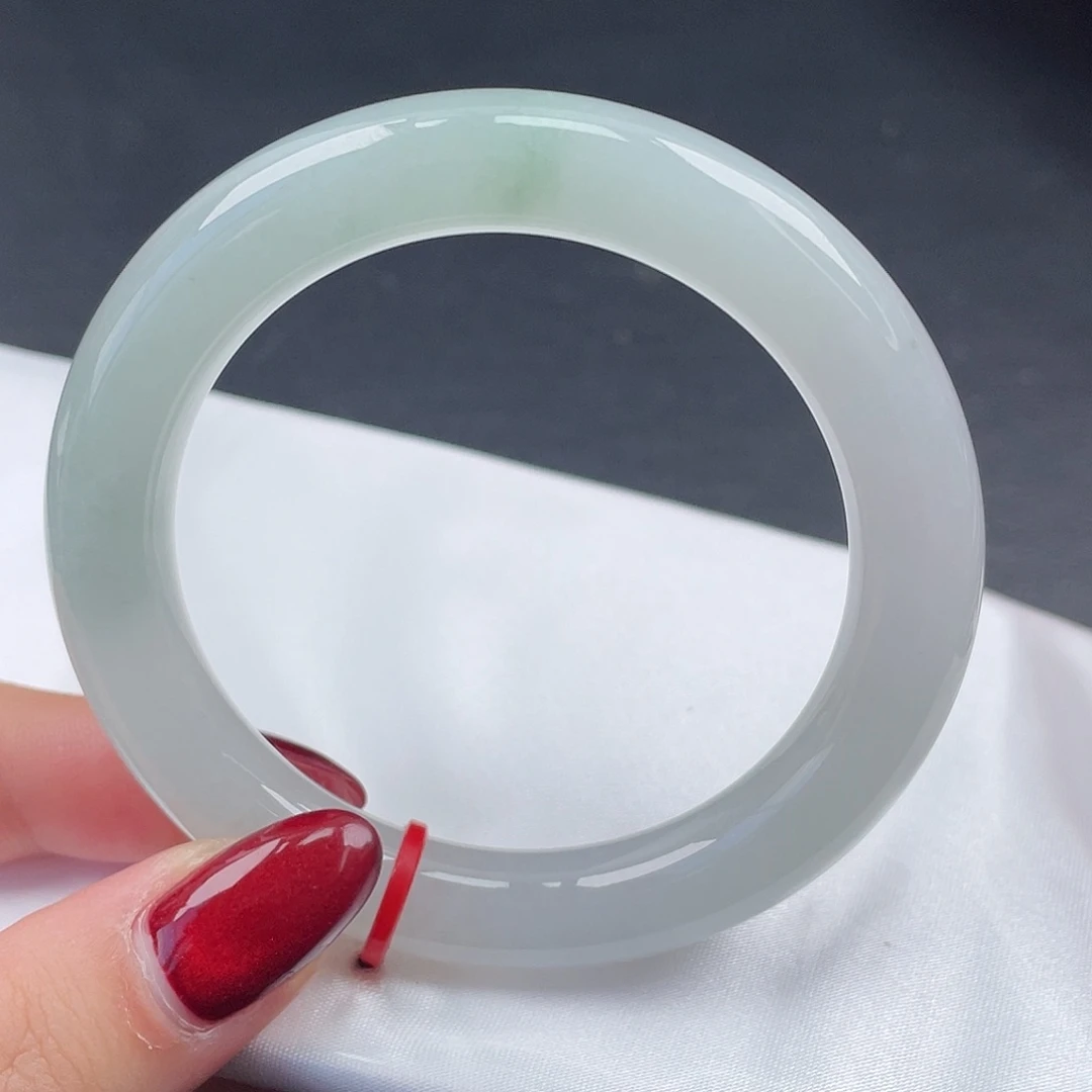 翡翠未镶嵌手镯53圆条