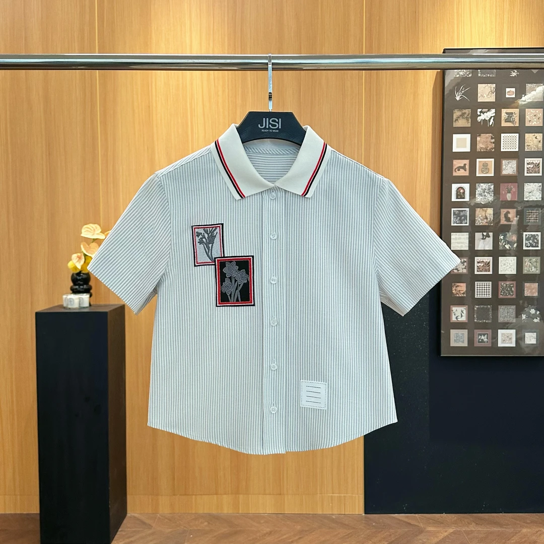 JISI T+短袖翻领衬衫-BX24705