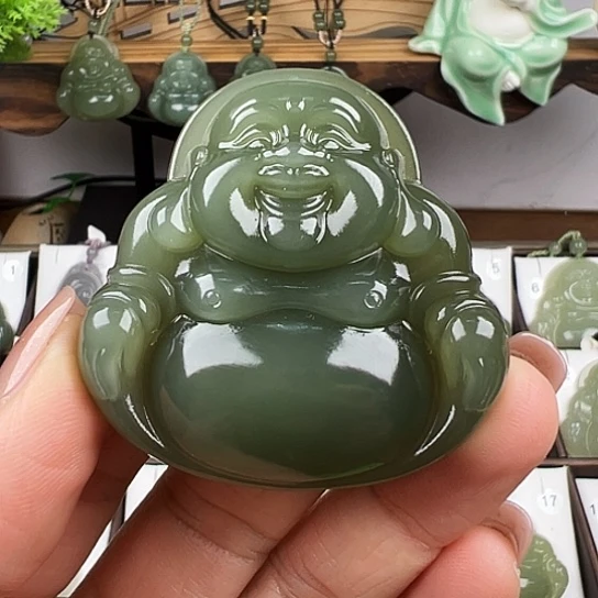 和田玉吊坠(赠链)未镶嵌