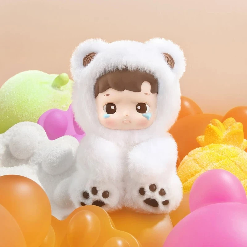 【直播间代拆】HACIPUPU小熊软糖系列毛绒盲盒搪胶公仔礼物挂件