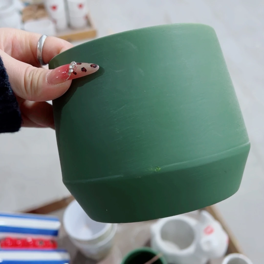 有孔，陶瓷花盆满10米包邮发货