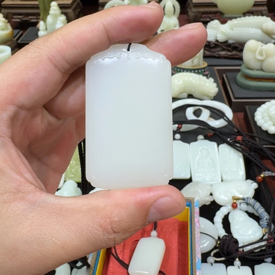 【闪购商品】和田玉挂件未镶嵌虔***9