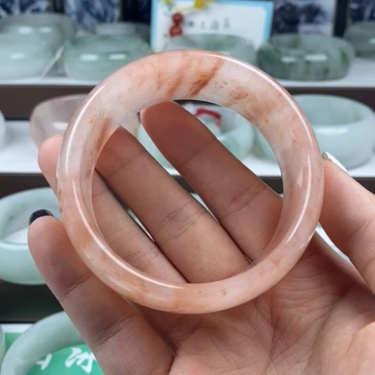 石英质玉（金丝玉）未镶嵌手镯