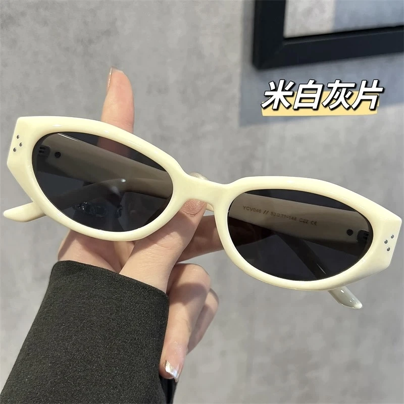 【575】2025新款高级感百搭防蓝光眼镜墨镜网红猫眼时尚复古