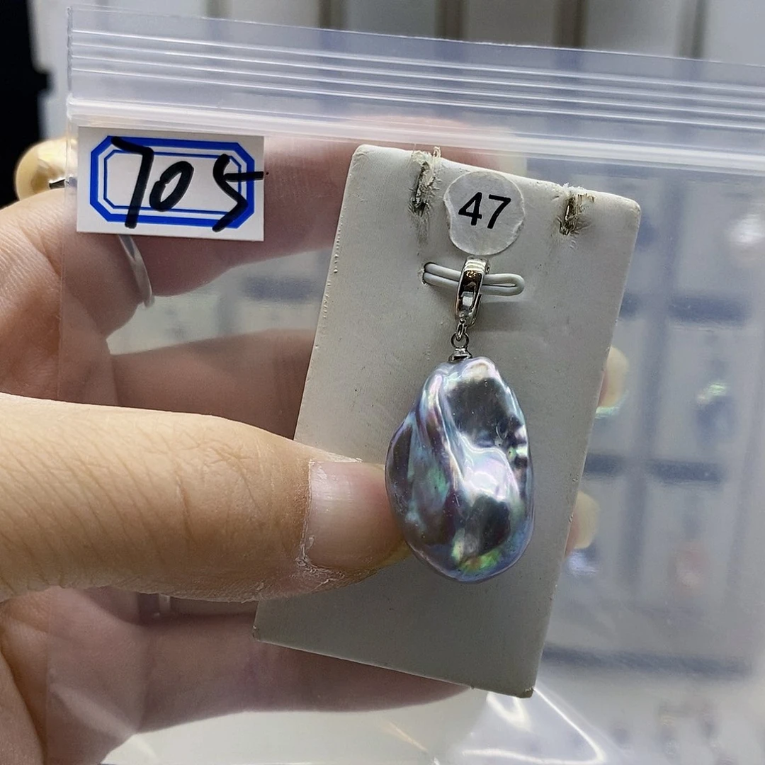 颈饰合金淡水珍珠