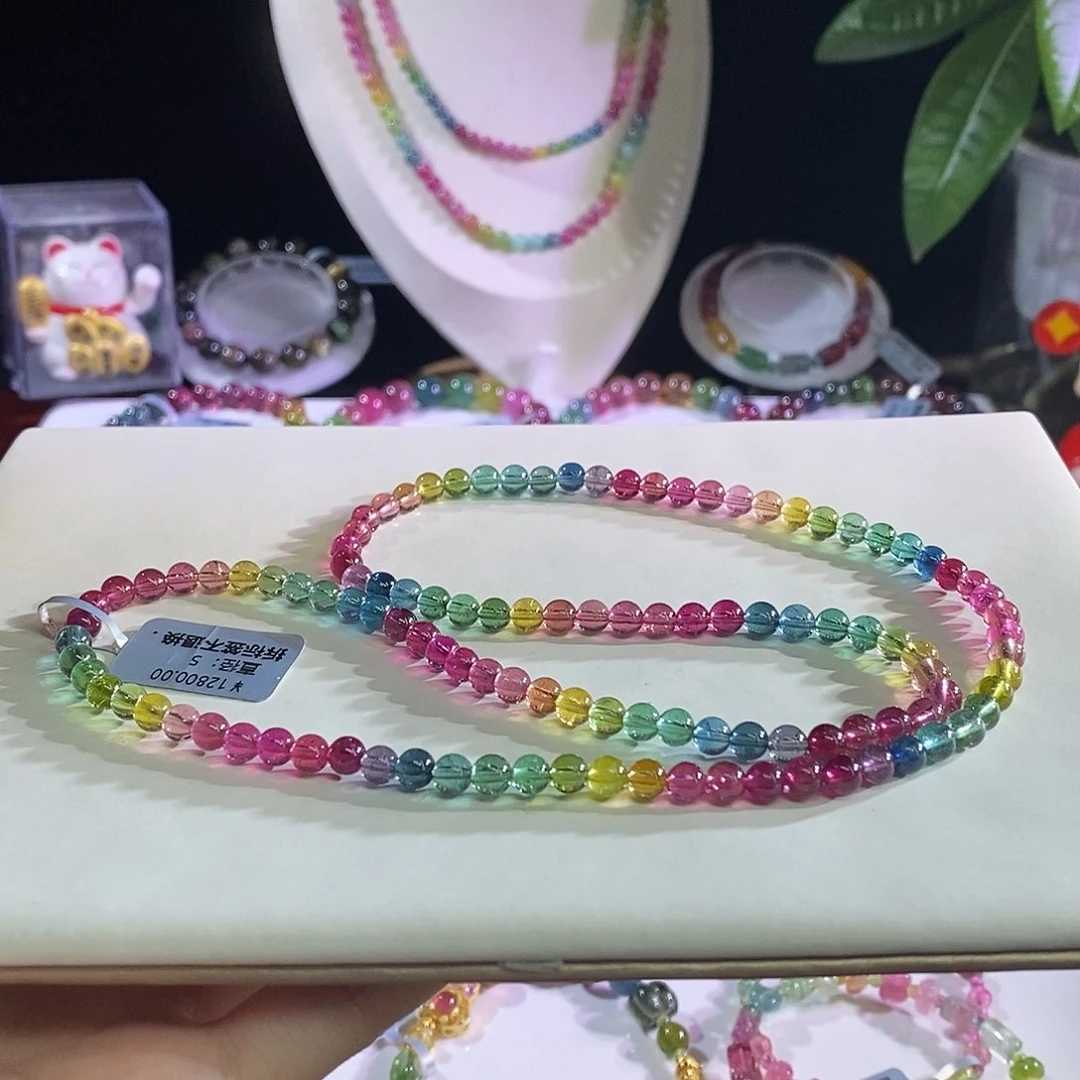 未镶嵌手链碧玺色标