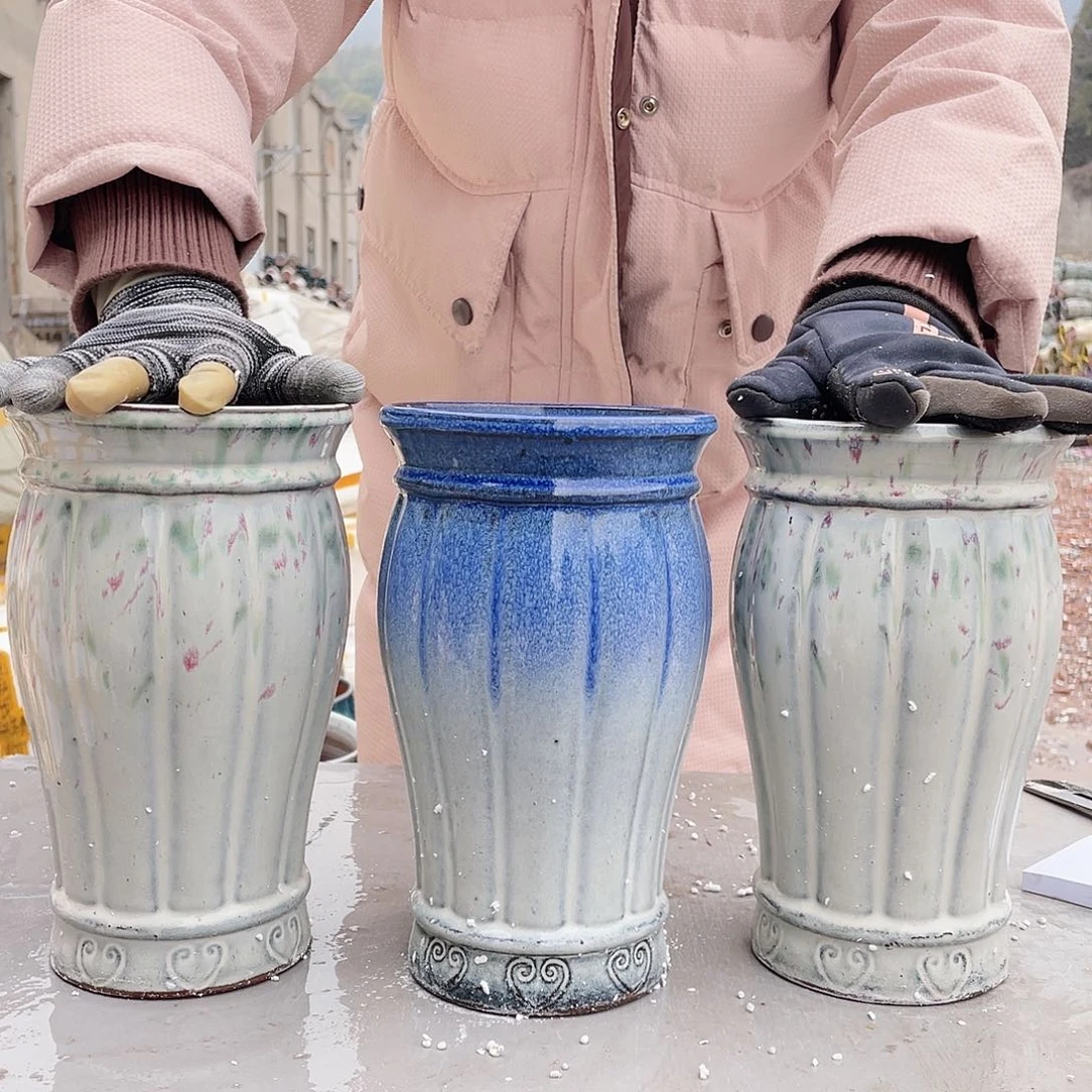 红陶王嫂花盆直播0223-637