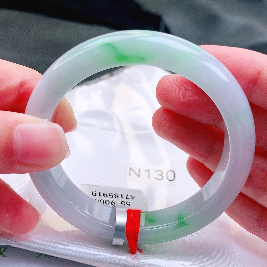 翡翠未镶嵌手镯缅甸天然a货翡翠手镯