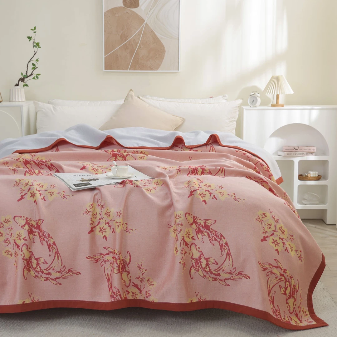 【千禧】2.4M*2.5M轻奢高端精梳棉加大加宽多功能舒适床盖