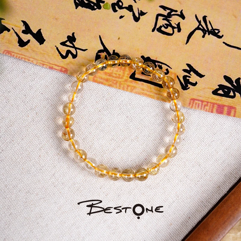 手链 6mm+金发晶时尚单圈手链手串 BESTONE原创设计高货ZZ5119100