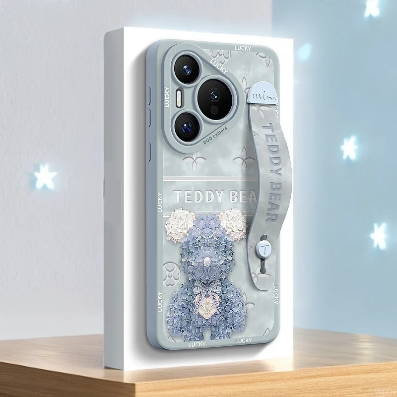 暴力熊适用华为Pura70手机壳Pura70pro新款一体支架腕带配件款